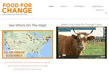 Tablet Screenshot of foodforchange.coop